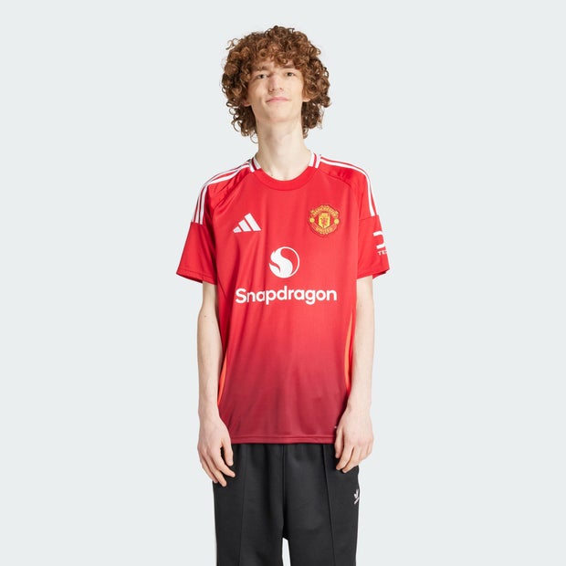 Image of Adidas Manchester United 24/25 Home male Maglie/Repliche - Rosso - Poly Mesh - Foot Locker035