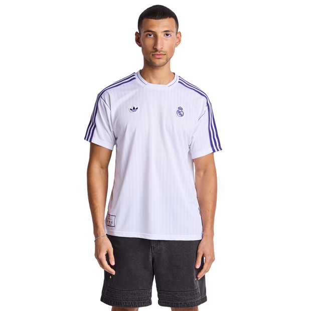 Image of Adidas Real Madrid male Magliette - Bianco - Poly Jersey - Foot Locker035