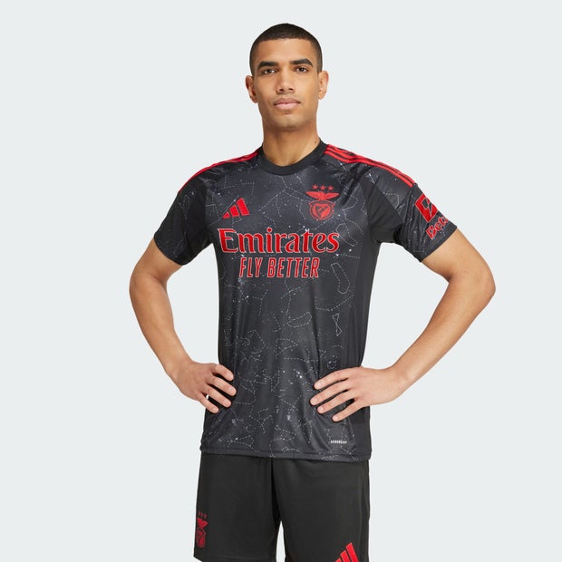 Image of Adidas Benfica 24/25 Away male Maglie/Repliche - Nero - Poly Mesh - Foot Locker035