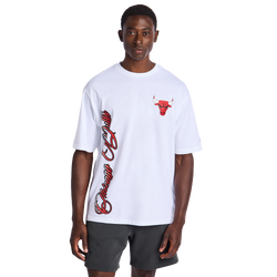 Homme T-Shirts - New Era NBA Chicago Bulls - White-White