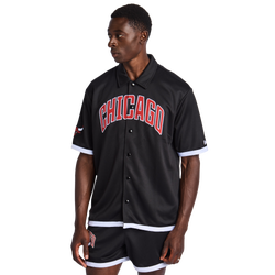 Homme T-Shirts - New Era NBA Chicago Bulls - Black-Black