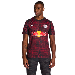 Men Jerseys/Replicas - Puma Red Bull Leipzig Third 25-26 - Black-Fast Red