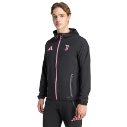Hombre Track Tops - adidas Juventus Football Club - Black-Bliss Pink