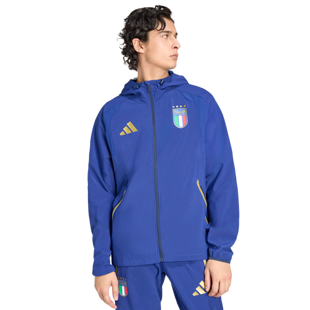 Italy Herren Trainingsoberteile - Blau - Größe XL - Poly Woven Blue