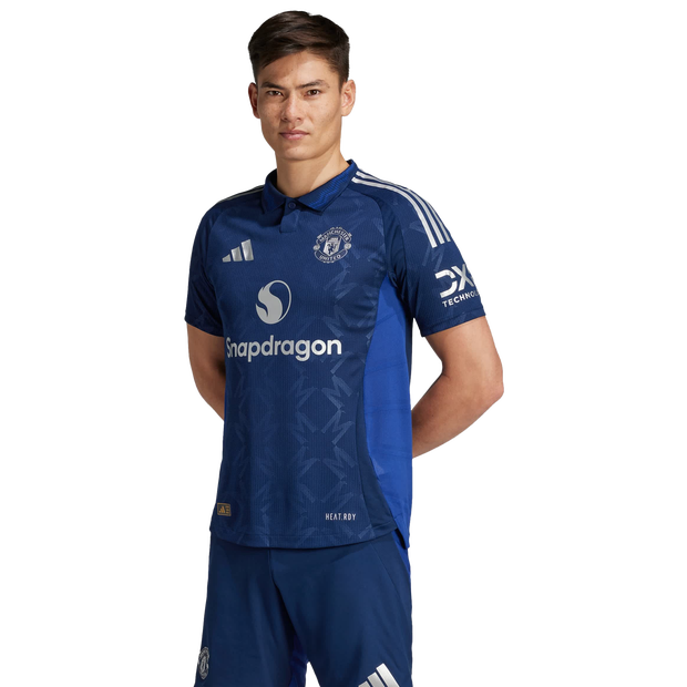 Image of Adidas Manchester United 24/25 Away male Maglie/Repliche - Blu - Poly Mesh - Foot Locker035