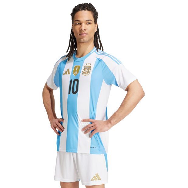 Image of Adidas Argentina 24 Messi Home male Maglie/Repliche - Bianco - Poly Mesh - Foot Locker035