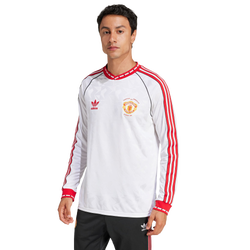 Hombre Jerseys/Replicas - adidas Manchester United '91 Away - White-White