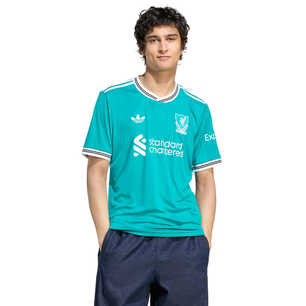 Adidas Liverpool Fc Third 25-26 Hombre Jerseys/Replicas - Verde - Talla S - Poly Jersey