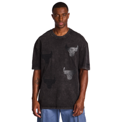Men T-Shirts - Pro Standard Nba Chicago Bulls - Black-Grey