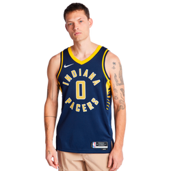 Herren Jerseys/Replicas - Nike Nba T.Haliburton Pacers Swingman - College Navy-Haliburton Tyre