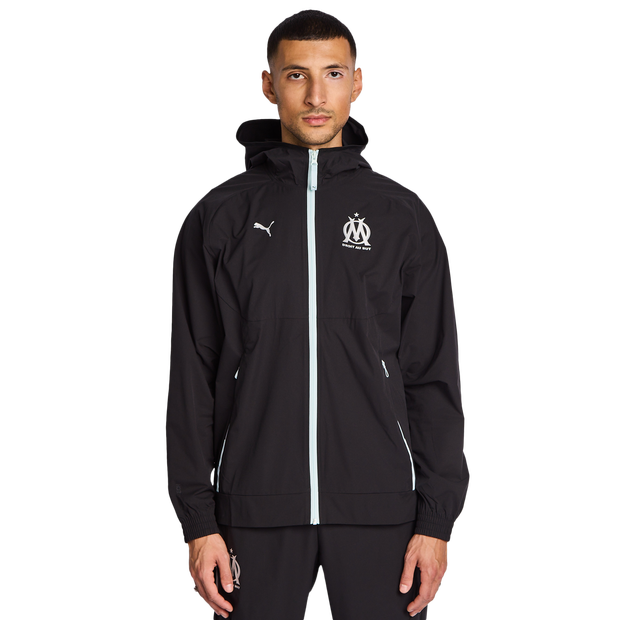 Puma Olympic Marseille Trainingspakken Heren - Zwart - Maat XS - Poly Woven