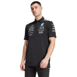 Herren Polo Shirts - Amg Petronas F1 - adidas Mercedes - Black-White