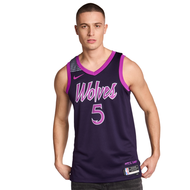 Nike NBA Men Jerseys/Replicas - Purple - Size M - Poly Mesh