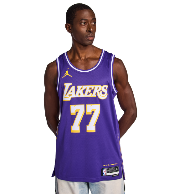 Nike NBA Uomo - Maglie/Repliche Viola - Taglia L - Poly Mesh