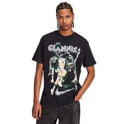 Men T-Shirts - Nike Nba Milwaukee B - Black-Black