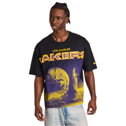 Men T-Shirts - Nike Nba La Lakers - Black-Black