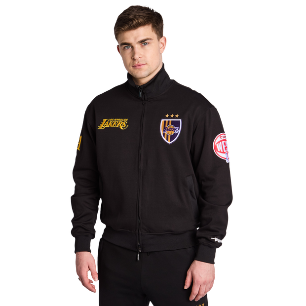 Los Angeles Lakers Ultras Uomo - Top da pista Nero - Taglia M - Pile di cotone M