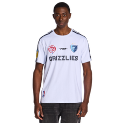 Men T-Shirts - Pro Standard Memphis Grizzlies Ultras Soccer - White-Midnight