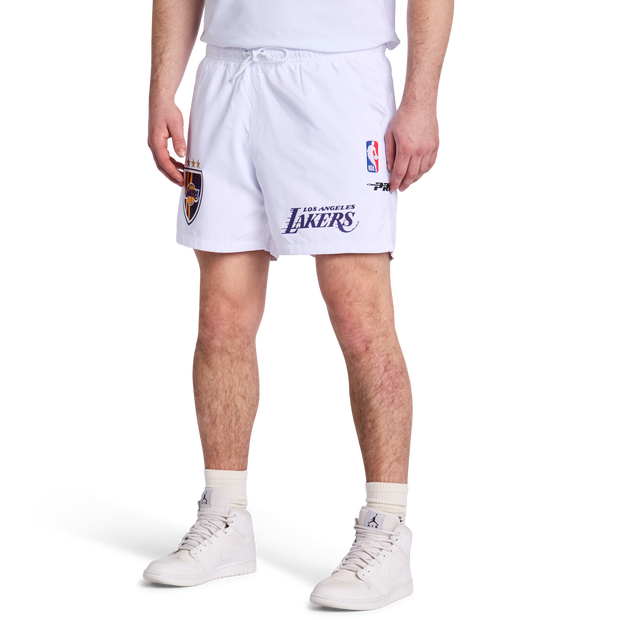 Pro Standard Los Angeles Lakers Ultras Uomo - Pantaloncini Blu - Taglia L - Pile di cotone