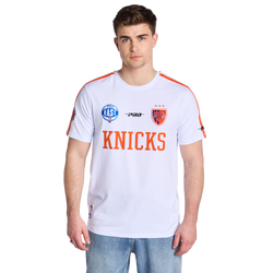 Herren T-Shirts - Pro Standard New York Knicks Ultras Soccer - White-Orange