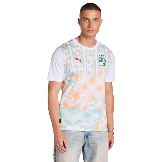 Ivory Coast Herren Trikots/Replikate - Weiß - Größe XL - Poly Jersey White XL
