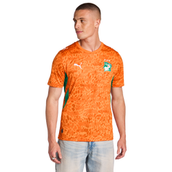 Men Jerseys/Replicas - Puma Ivory Coast Home 26 - Rickie Orange-Sport Green
