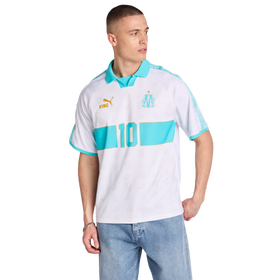 Olympic Marseille King Retro - Men - White / Team Aqua