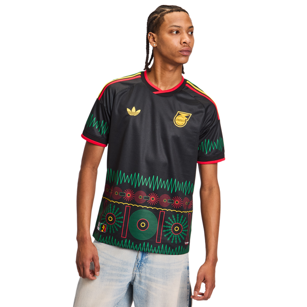Jamaica Herren Trikots/Replikate - Schwarz - Größe XXL - Poly Jersey Black XXL