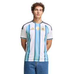 Men Jerseys/Replicas - adidas Argentina Home 26 - White-Icey Blue-Light Blue