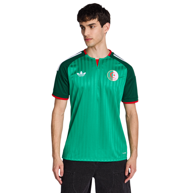 Adidas Algeria Men Jerseys/Replicas - Green - Size S - Poly Jersey