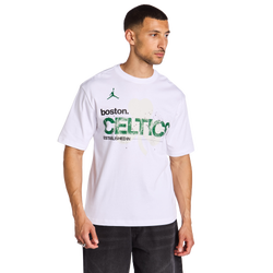 Men T-Shirts - Nike Nba Boston Celtics - White-White