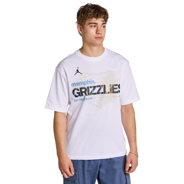 NBA Herren T-Shirts - Weiß - Größe M - Baumwoll-Jersey White M