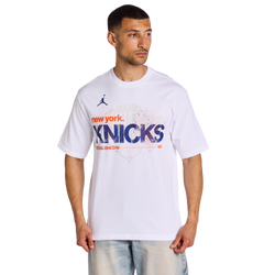 Men T-Shirts - Nike Nba New York Knicks - White-White