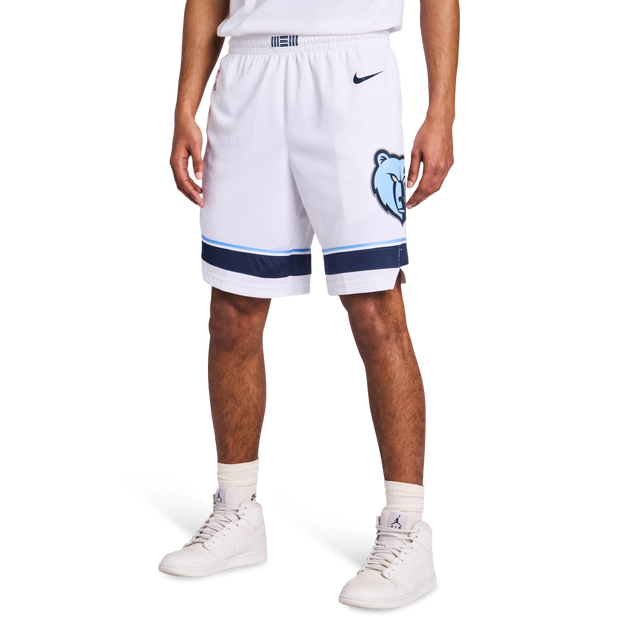 Nike NBA Uomo - Pantaloncini Bianco - Taglia S - Poly Mesh