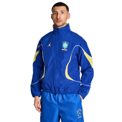 Men Track Tops - Jordan Brazil Wc 2026 - Old Royal-Yellow Pulse-White