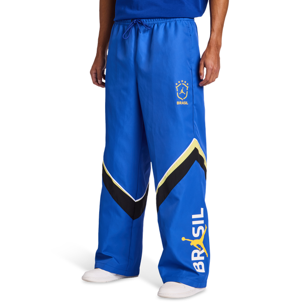 Jordan Brazil Uomo - Pantaloni Blu - Taglia M - Poly Woven