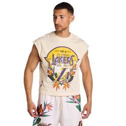 Homme Vestes - Pro Standard Paradise Nba Lakers - Eggshell-Yellow