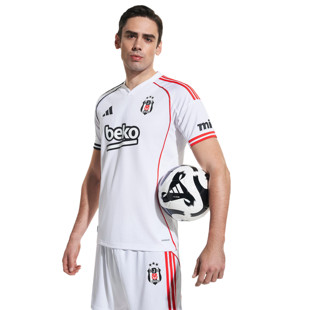 Besiktas Jk 25/26 Home Jersey Herren Trikots/Replikate - Weiß - Größe XXXL - Poly Mesh White XXXL