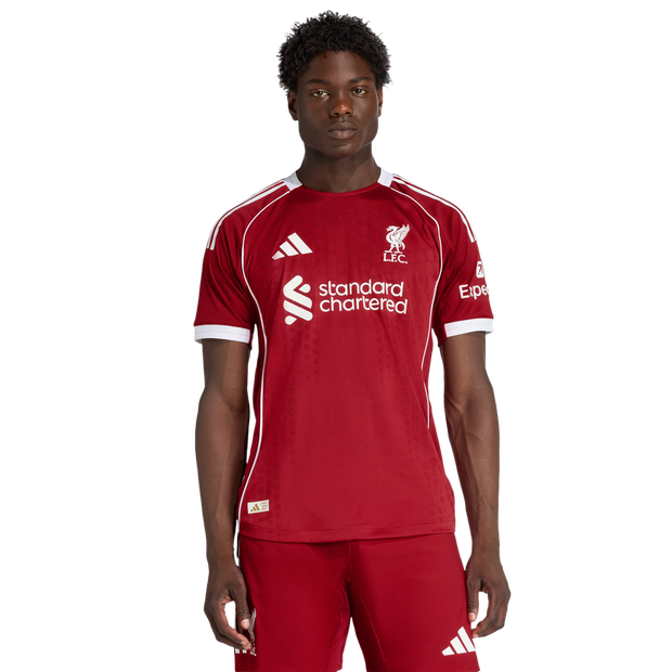 Adidas Authentic Uomo - Maglie/Repliche Rosso - Taglia S - Poly Mesh