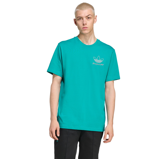 Adidas Liverpool Fc Terrace Icons T-Shirt Male Magliette - Verde - Jersey Di Cotone - Foot Locker