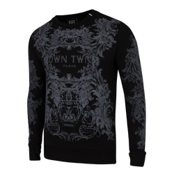 Herren Sweatshirts - DWN TWN D Arrow Baroque Crew - Black-Black