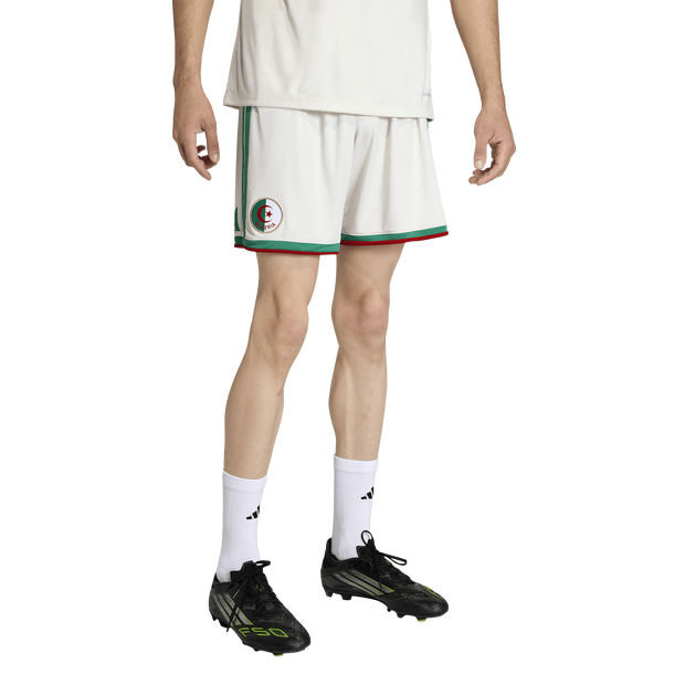 Adidas Algeria 26 Home Replica Shorts Hombre Pantalones cortos - Blanco - Talla L - Poly Mesh