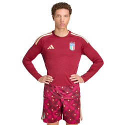 Herren Jerseys/Replicas - adidas Italy 26 Home Goalkeeper Jersey - Team Coll Burgundy 2-Team Coll Burgundy 2