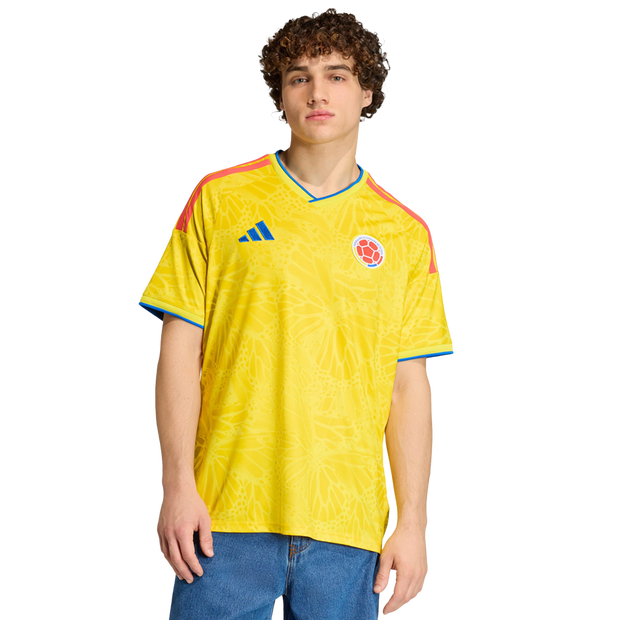 Adidas Colombia 26 Home Replica Jersey Uomo - Maglie/Repliche Giallo - Taglia Xl - Poly Mesh