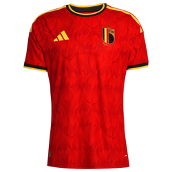 Herren Jerseys/Replicas - adidas Belgium 26 Home Authentic Jersey - Red-Bold Gold