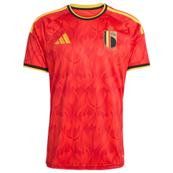 Herren Jerseys/Replicas - adidas Belgium 26 Home Jersey - Red-Bold Gold