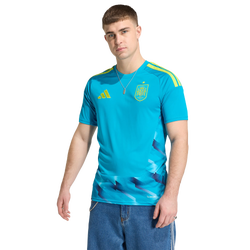 Herren Jerseys/Replicas - adidas Spain 26 Home Replica Goalkeeper Jersey - Bold Aqua-Bold Aqua