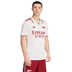Herren Jerseys/Replicas - adidas Arsenal 25/26 Third Authentic Jersey - Cloud White-Team Coll Burgundy 2