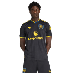 Heren Jerseys/Replicas - adidas Manchester United 25/26 Authentic Jersey - Black-Black