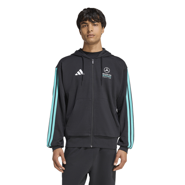 Mercedes Herren Kapuzenpullover - Schwarz - Größe XL - Baumwoll-Jersey Black XL